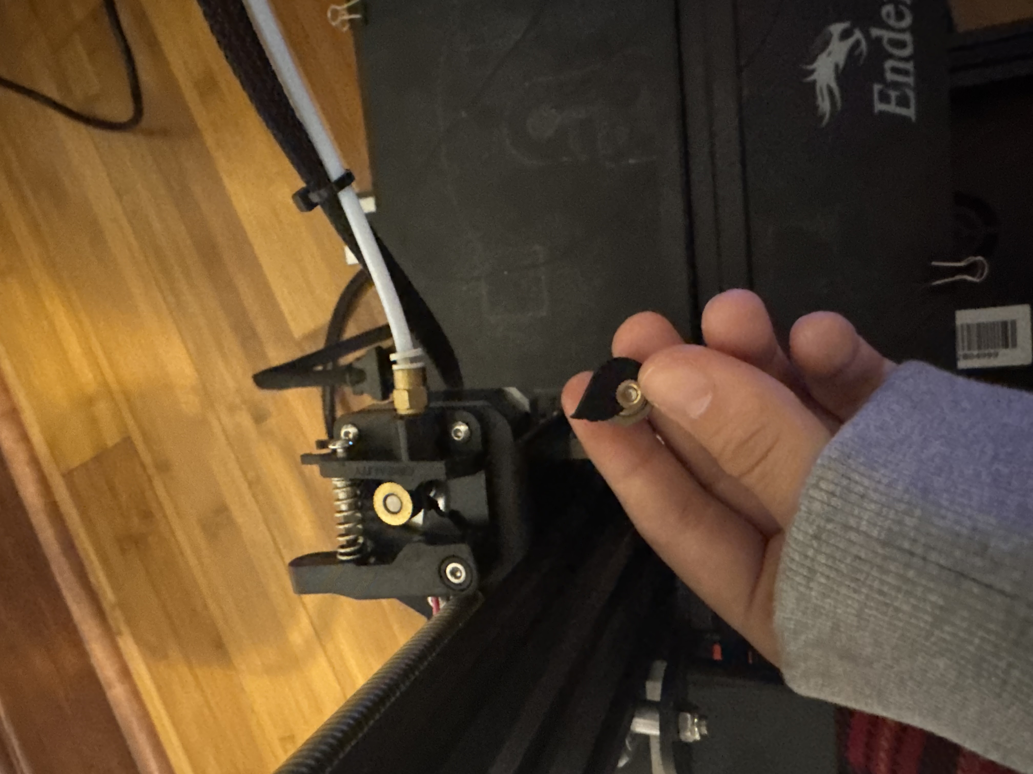 Broken printer part on the Ender 3