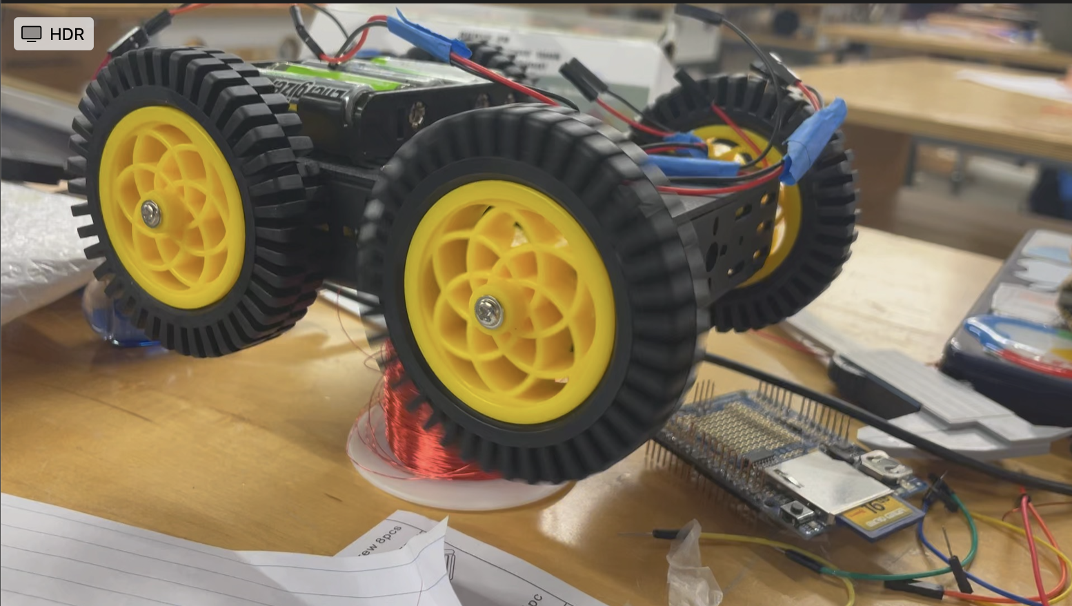 Hybrid solar and battery electric vehicle prototype