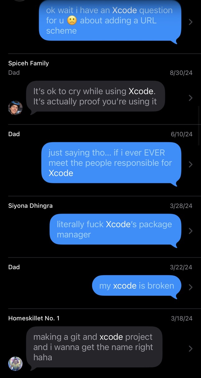 Xcode screenshot 1